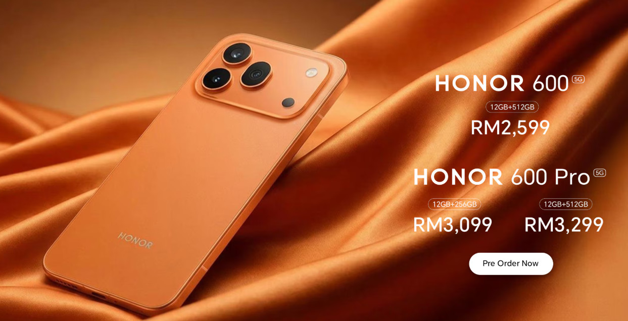 HONOR 600 系列大马发布：骁龙 8 Elite 加持、7000mAh 超大电池，售价 RM2599 起！